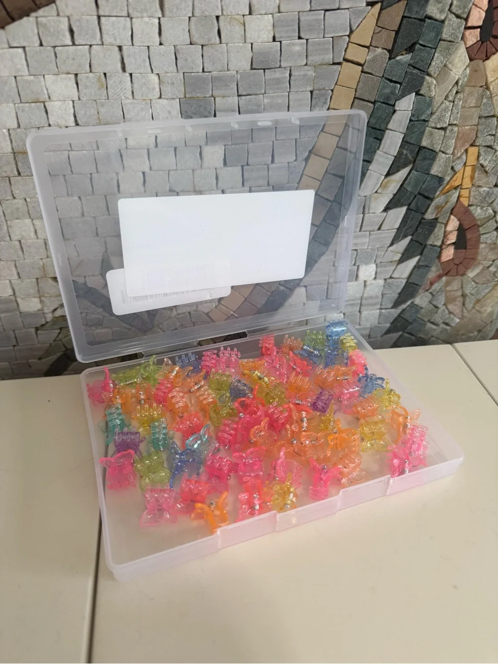 Colorful Mini Butterfly Hair Claw Clips - Assorted Pastel Colors